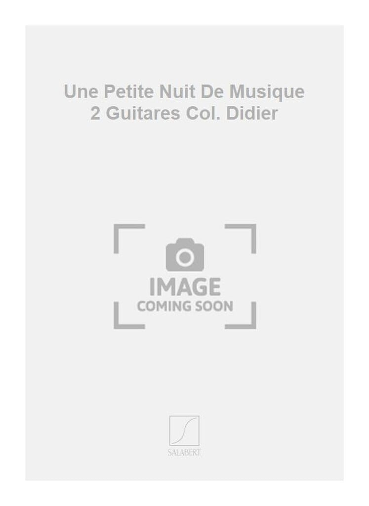 Une Petite Nuit De Musique 2 Guitares Col. Didier